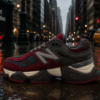 New Balance – Стилни Chunky Маратонки в Бордо и Сиво - Image 2